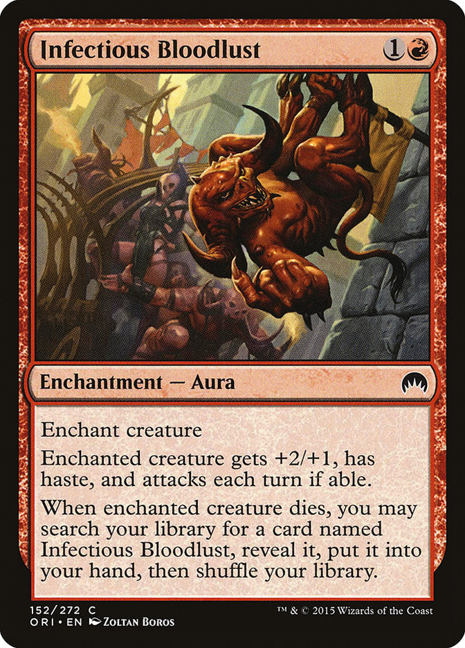 Infectious Bloodlust [Magic Origins] [Foil]
