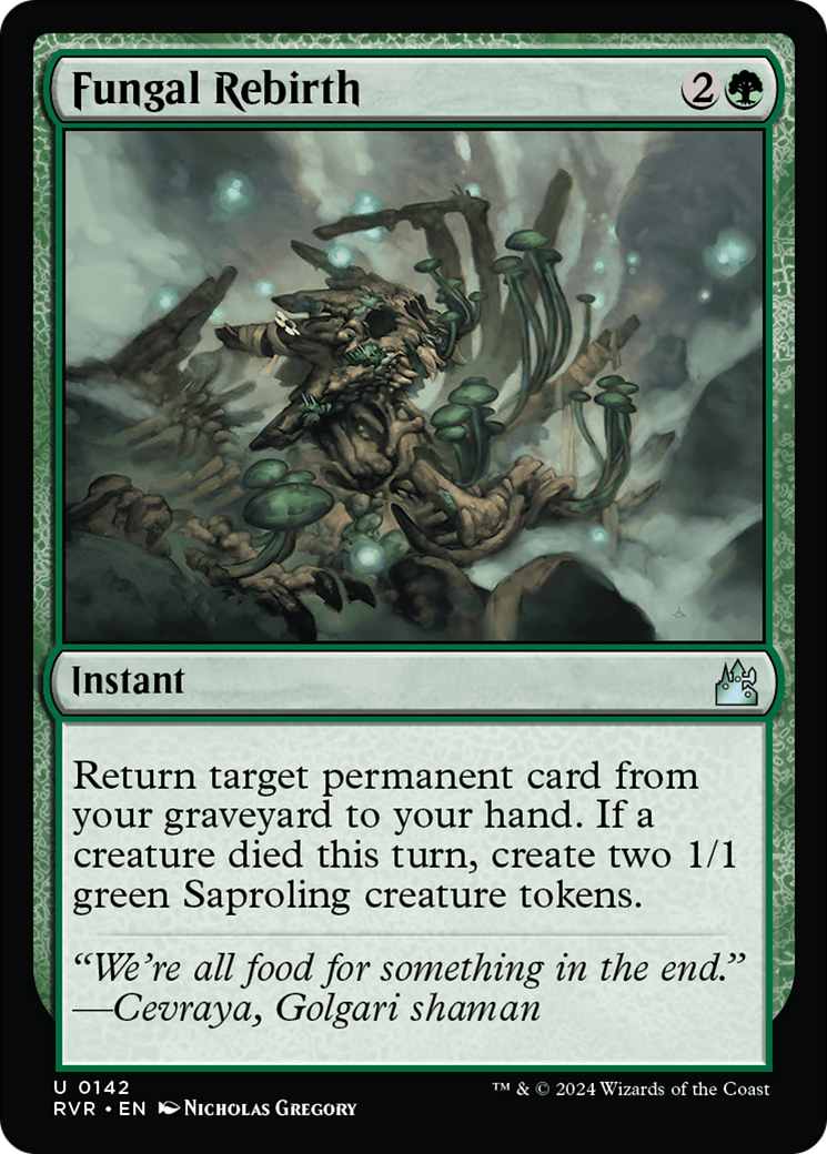 Fungal Rebirth [Ravnica Remastered] [Foil]