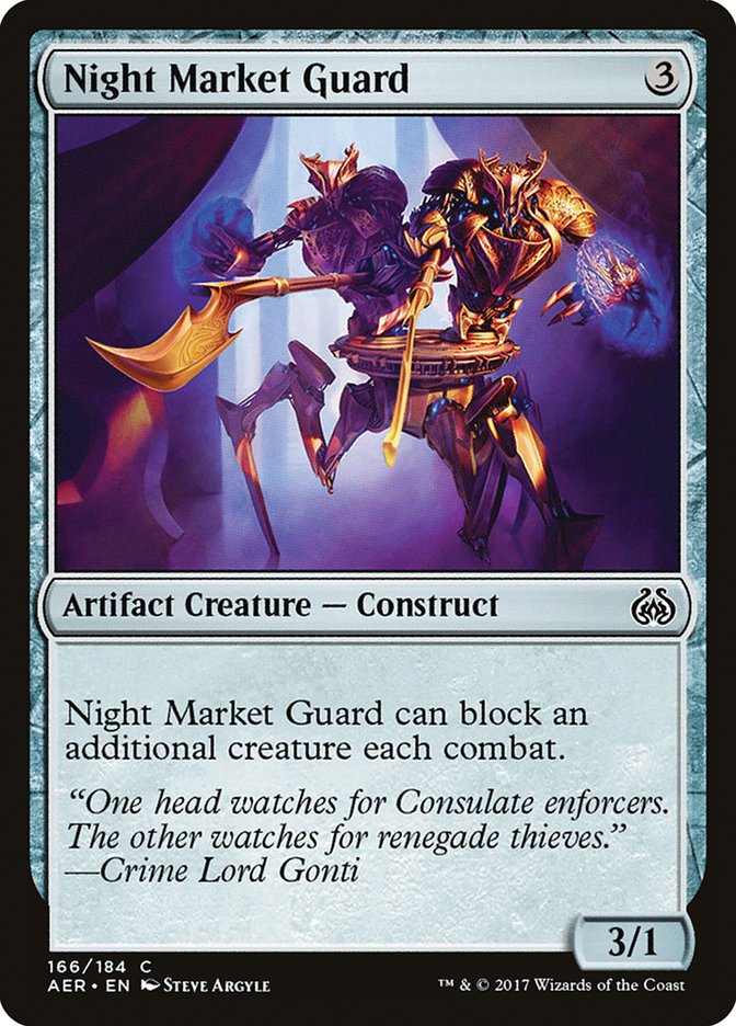 Night Market Guard [Aether Revolt] [Foil]