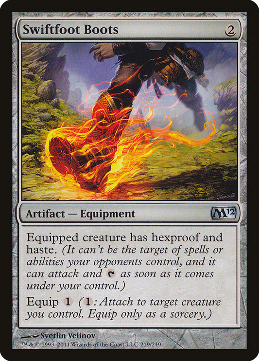 Swiftfoot Boots [Core Set 2012] [Foil]