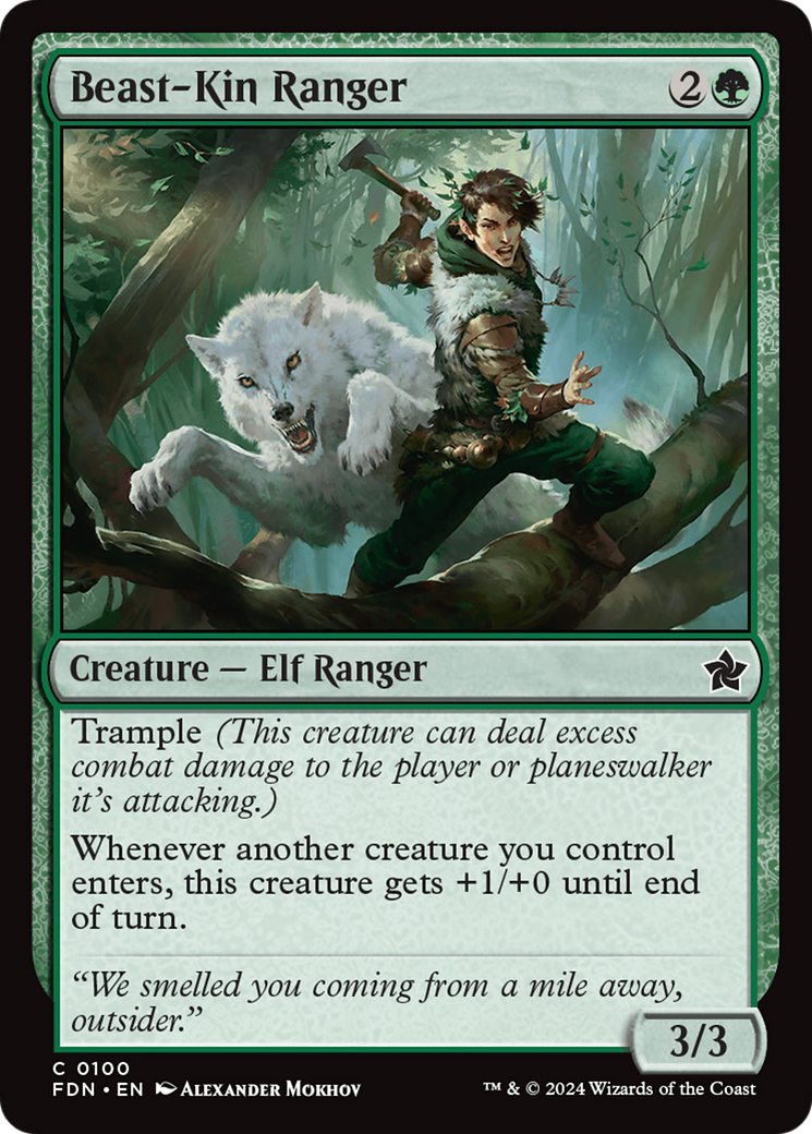 Beast-Kin Ranger [Foundations] [Foil]