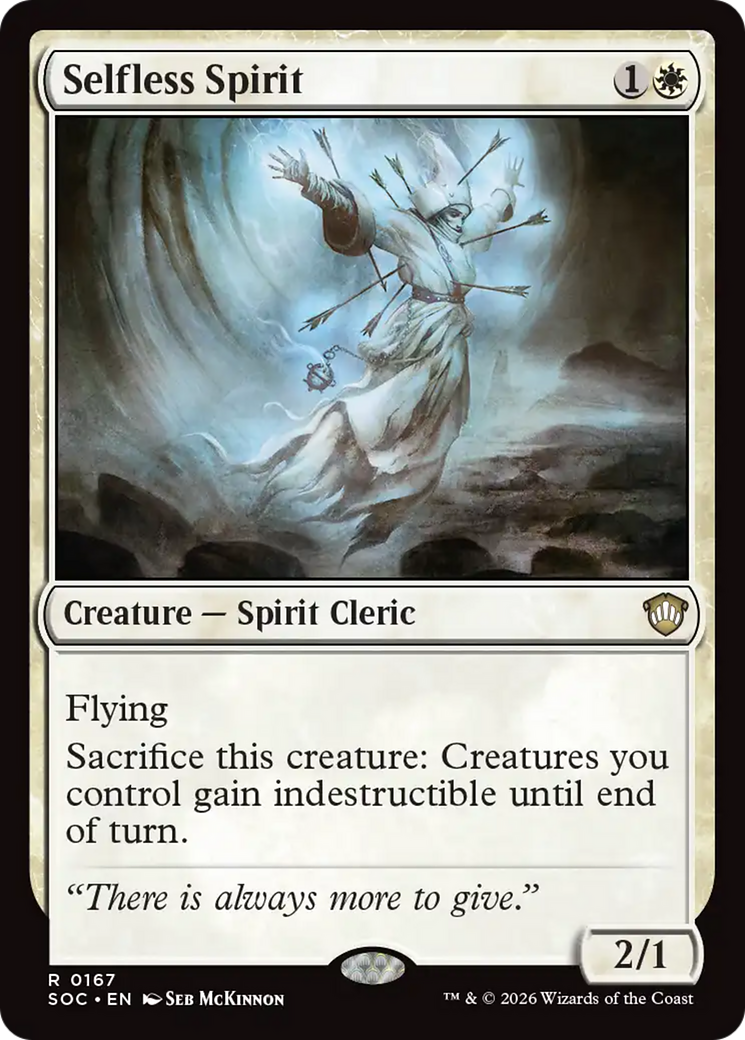 Selfless Spirit [Secrets of Strixhaven Commander] [Foil]