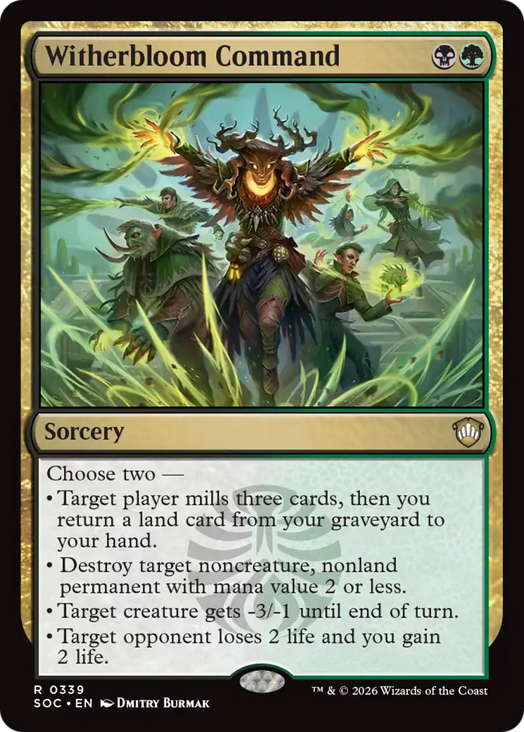 Witherbloom Command [Secrets of Strixhaven Commander] [Foil]