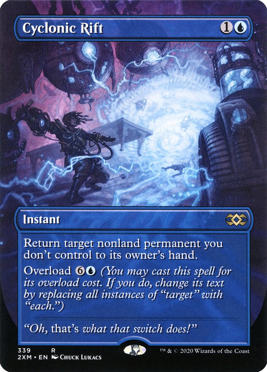 Cyclonic Rift (Toppers) [Double Masters] [Foil]