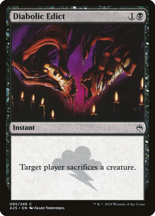 Diabolic Edict [Masters 25] [Foil]