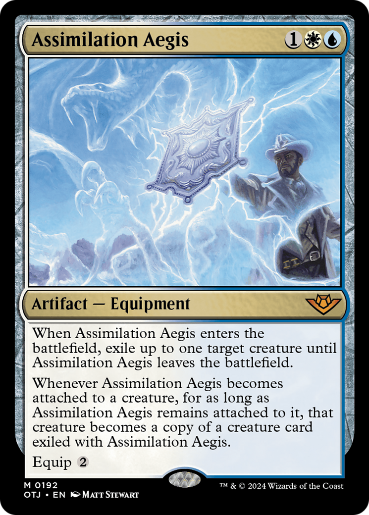 Assimilation Aegis [Outlaws of Thunder Junction] [Foil]