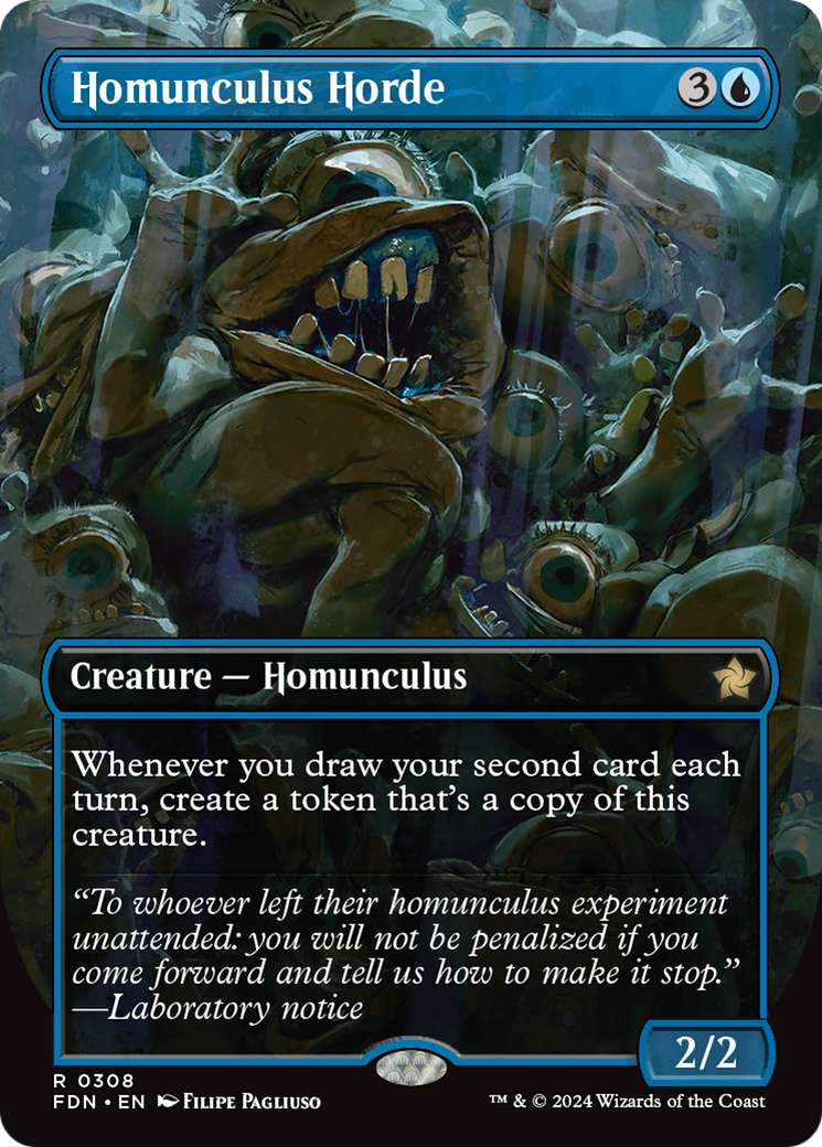 Homunculus Horde (Borderless) [Foundations] [Foil]