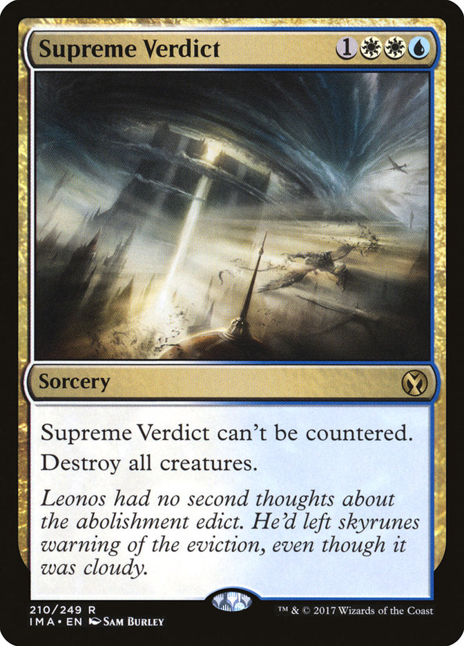 Supreme Verdict [Iconic Masters] [Foil]