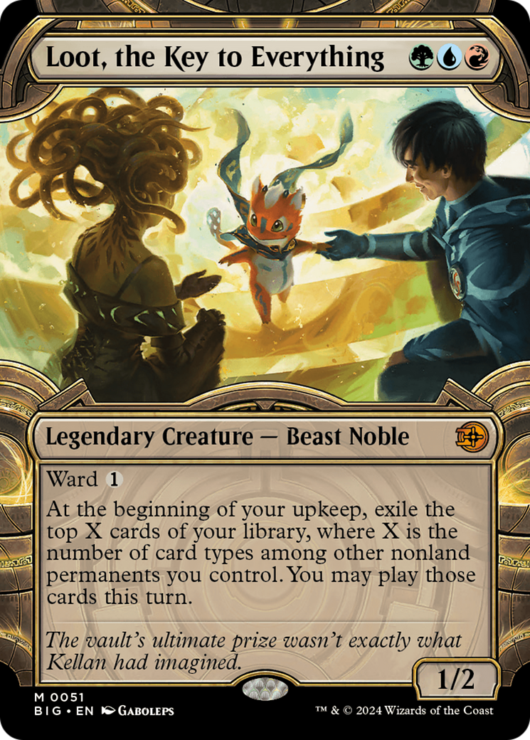 Loot, the Key to Everything (Showcase) [Outlaws of Thunder Junction: The Big Score] [Foil]