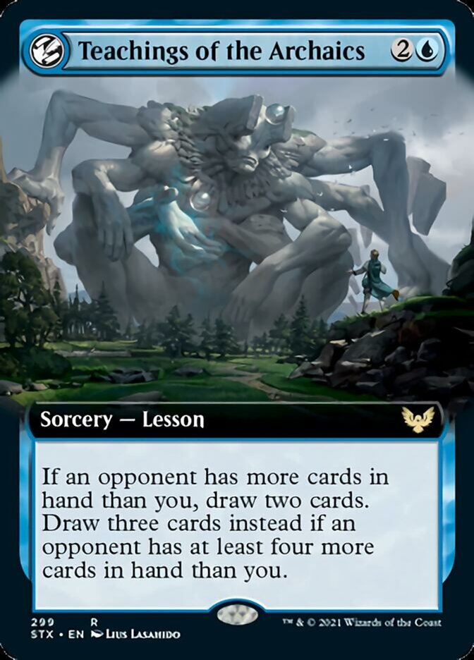 Teachings of the Archaics (Extended Art) [Strixhaven: School of Mages] [Foil]