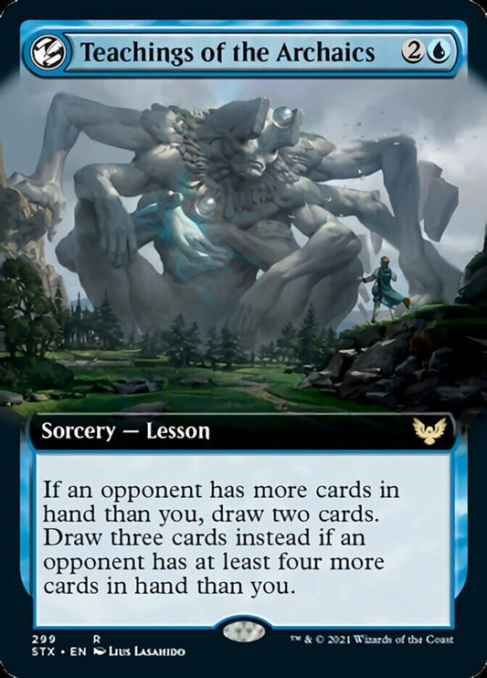 Teachings of the Archaics (Extended Art) [Strixhaven: School of Mages] [Foil]
