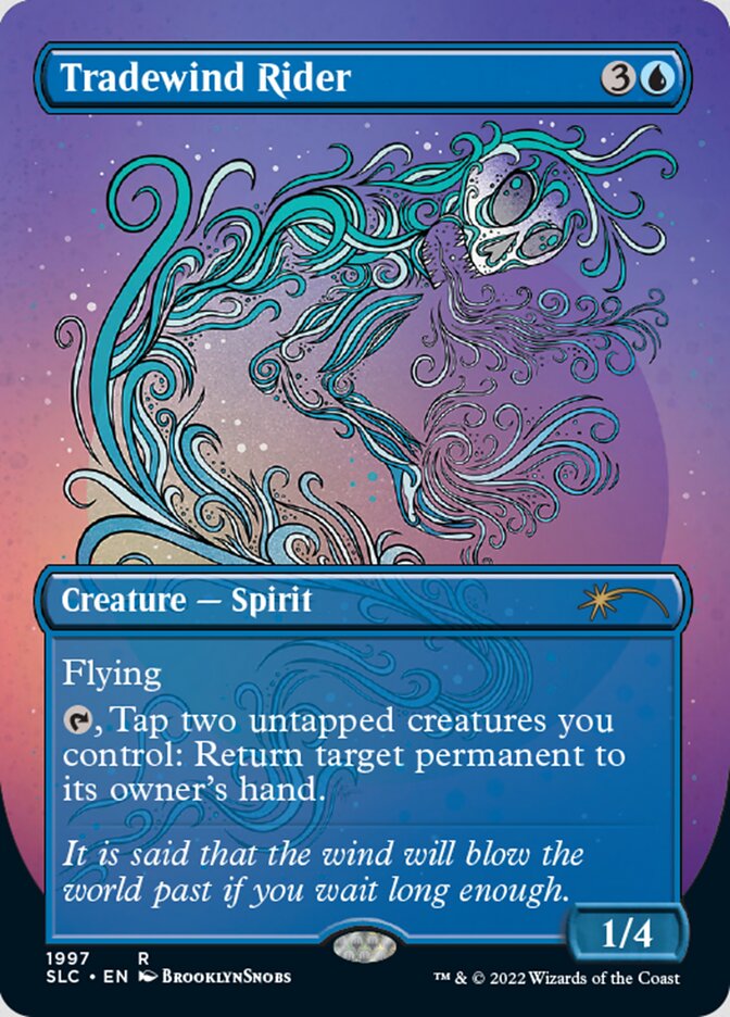 Tradewind Rider (Borderless) [Secret Lair Countdown Kit] [Foil]