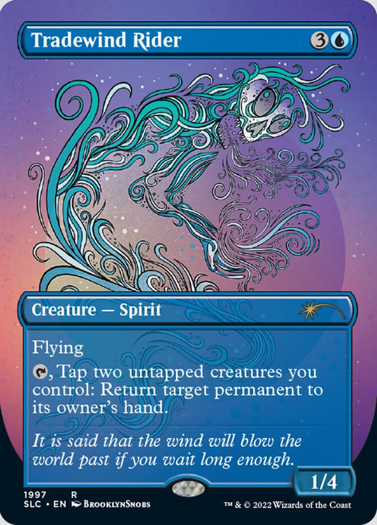 Tradewind Rider (Borderless) [Secret Lair Countdown Kit] [Foil]