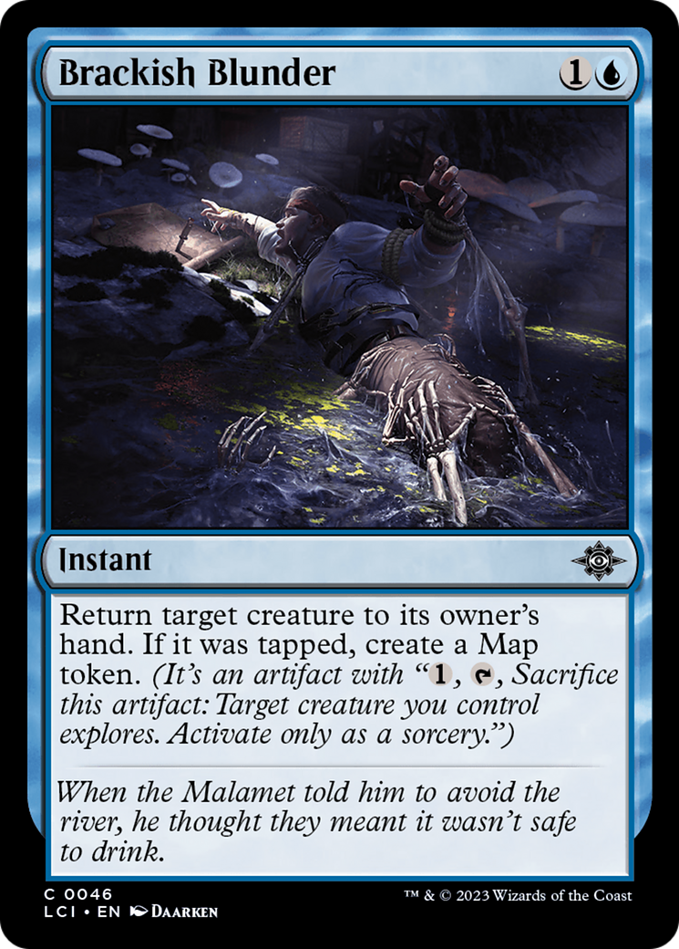 Brackish Blunder [The Lost Caverns of Ixalan] [Foil]