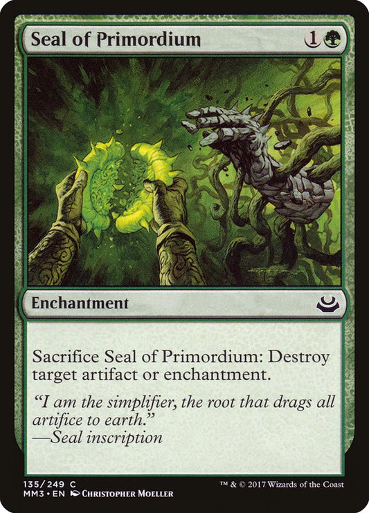 Seal of Primordium [Modern Masters 2017] [Foil]