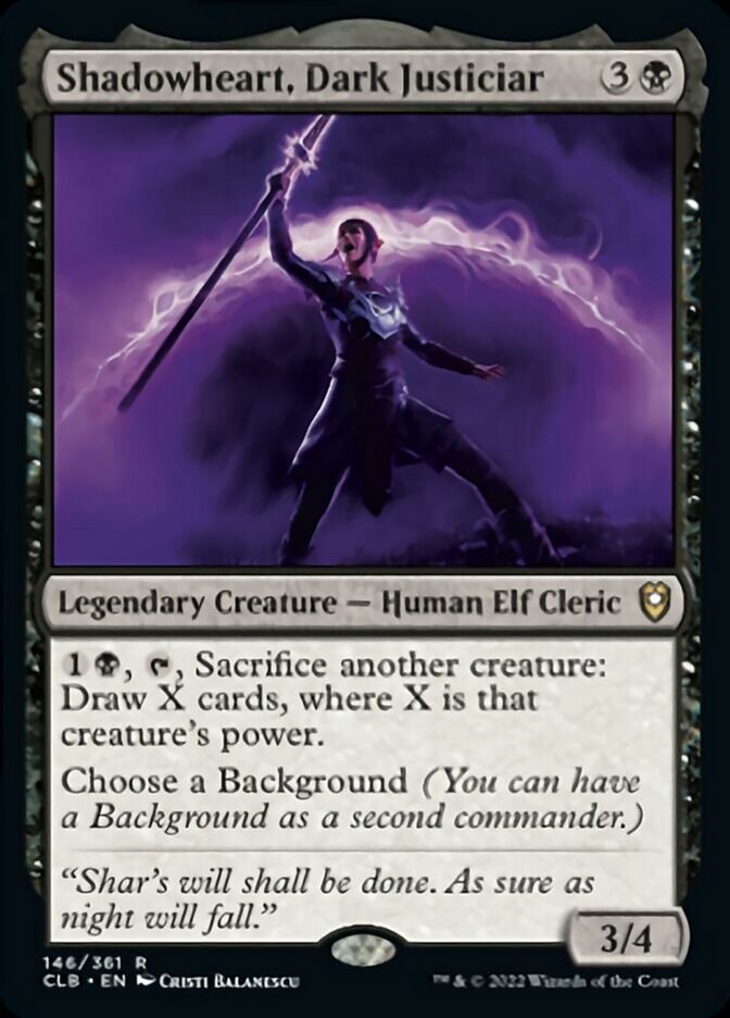 Shadowheart, Dark Justiciar [Commander Legends: Battle for Baldur's Gate] [Foil]