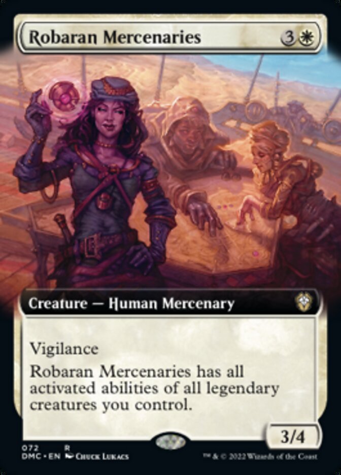 Robaran Mercenaries (Extended Art) [Dominaria United Commander] [Foil]