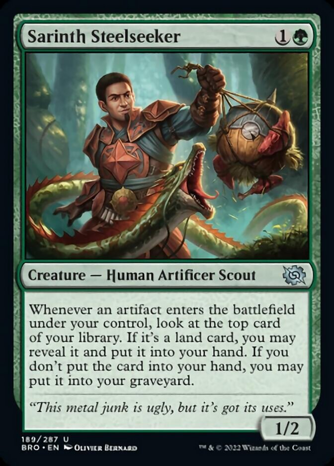 Sarinth Steelseeker [The Brothers' War] [Foil]