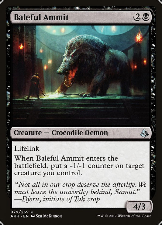 Baleful Ammit [Amonkhet] [Foil]