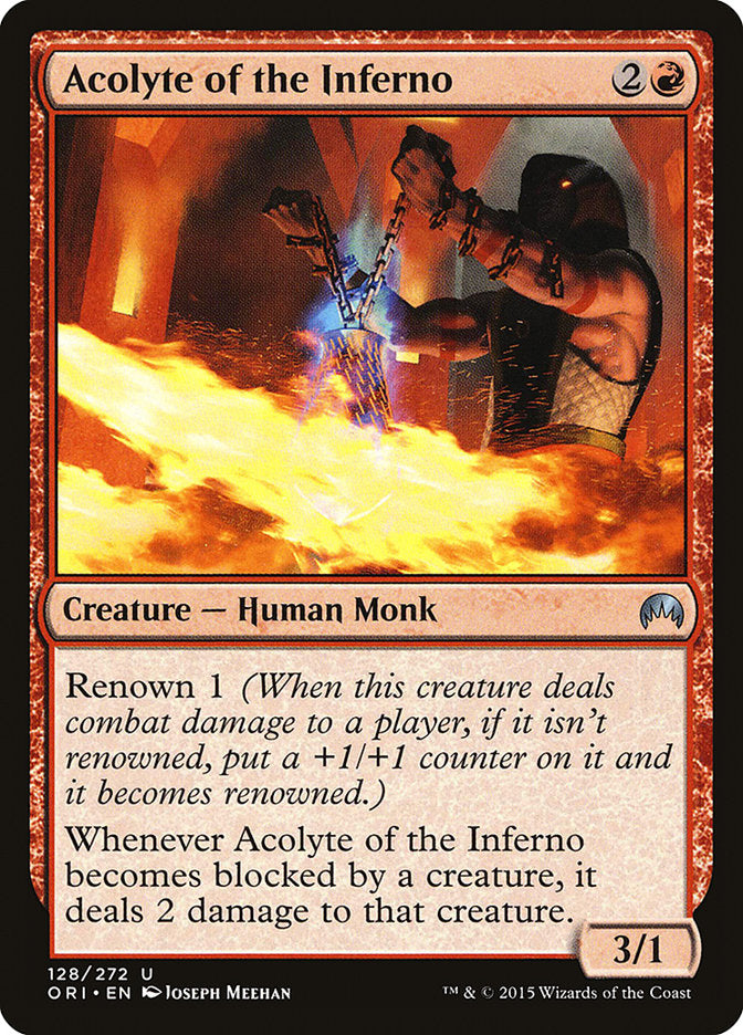 Acolyte of the Inferno [Magic Origins] [Foil]