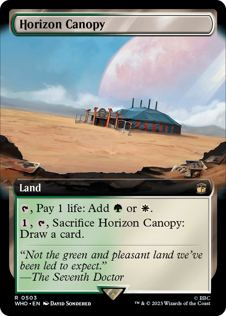 Horizon Canopy (Extended Art) [Doctor Who] [Foil]