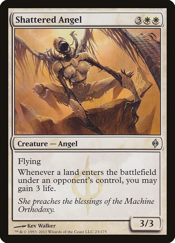 Shattered Angel [New Phyrexia] [Foil]