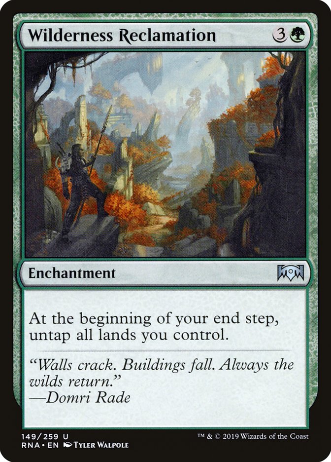 Wilderness Reclamation [Ravnica Allegiance] [Foil]