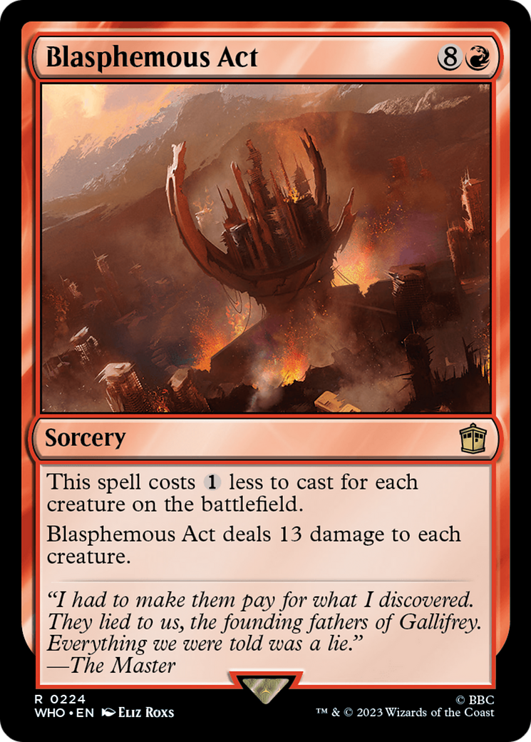 Blasphemous Act [Doctor Who] [Foil]