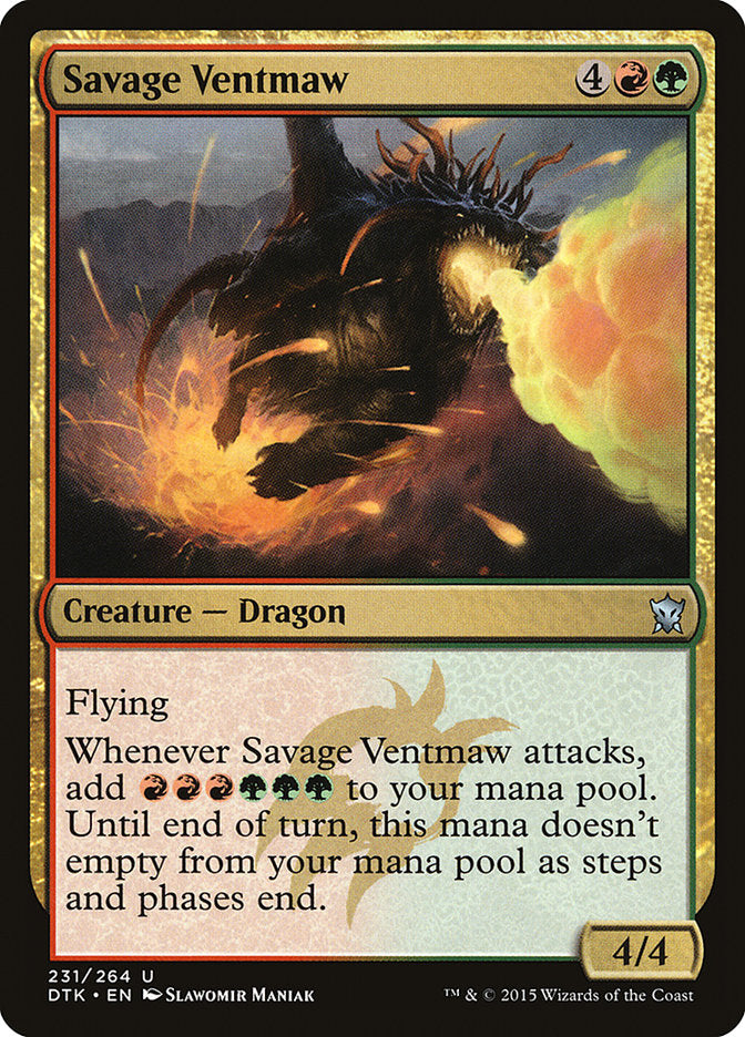 Savage Ventmaw [Dragons of Tarkir] [Foil]