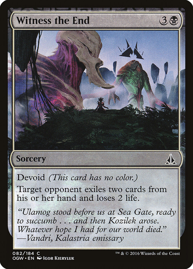 Witness the End [Oath of the Gatewatch] [Foil]