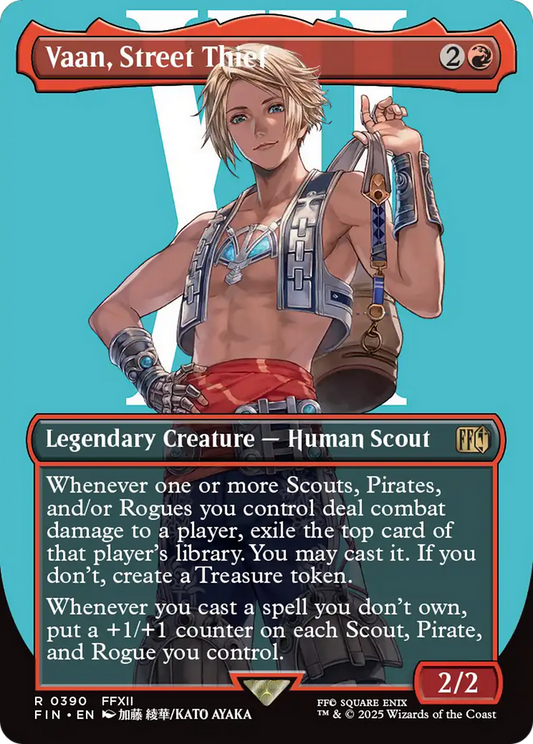 Vaan, Street Thief (Borderless) [FINAL FANTASY] [Foil]