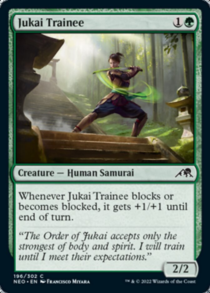 Jukai Trainee [Kamigawa: Neon Dynasty] [Foil]