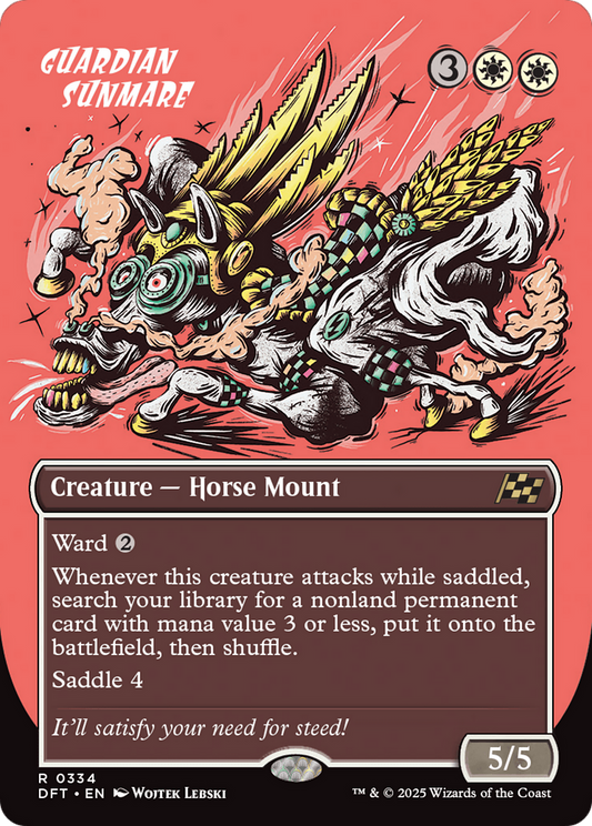 Guardian Sunmare (Borderless) [Aetherdrift] [Foil]