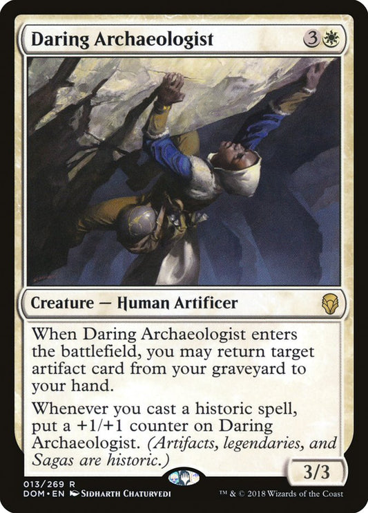 Daring Archaeologist [Dominaria] [Foil]
