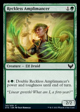 Reckless Amplimancer [Strixhaven: School of Mages] [Foil]
