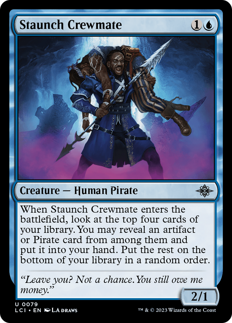 Staunch Crewmate [The Lost Caverns of Ixalan] [Foil]