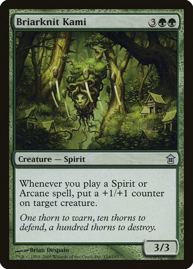 Briarknit Kami [Saviors of Kamigawa] [Foil]