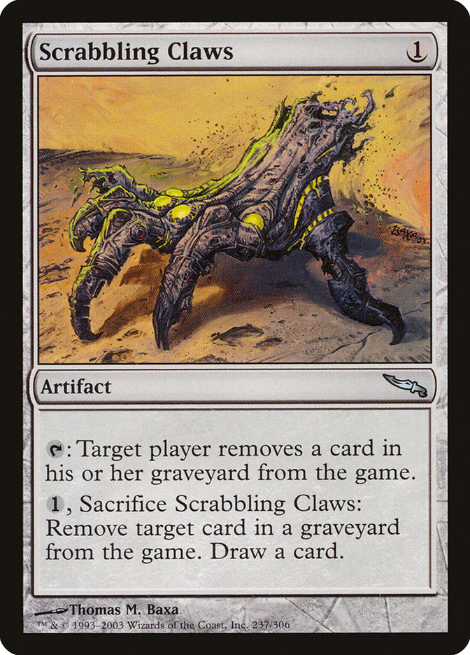 Scrabbling Claws [Mirrodin] [Foil]