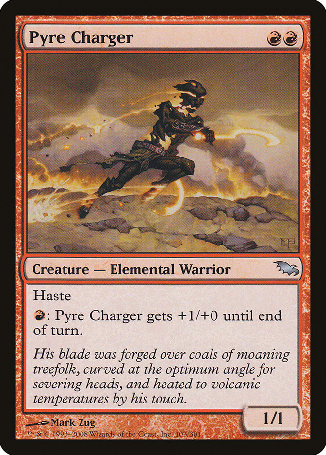 Pyre Charger [Shadowmoor] [Foil]