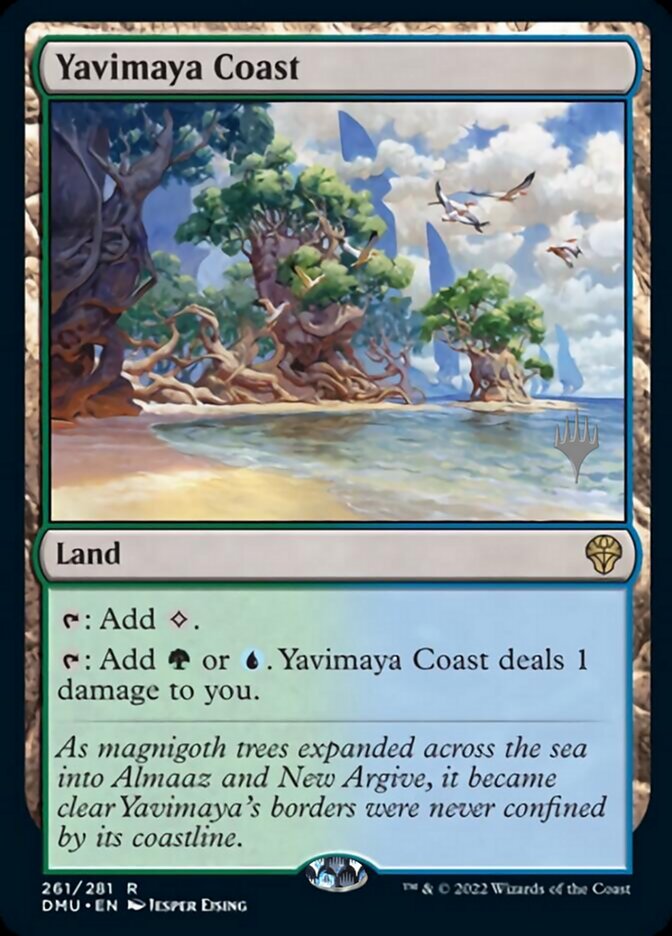 Yavimaya Coast (Promo Pack) [Dominaria United Promos] [Foil]