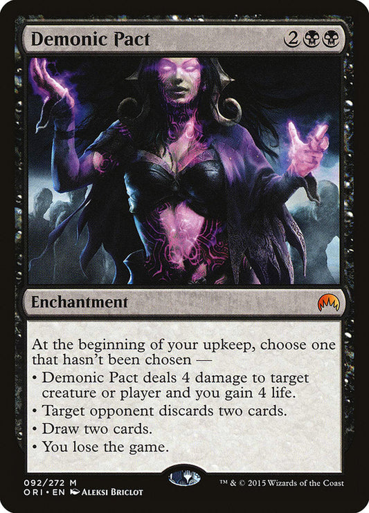 Demonic Pact [Magic Origins] [Foil]