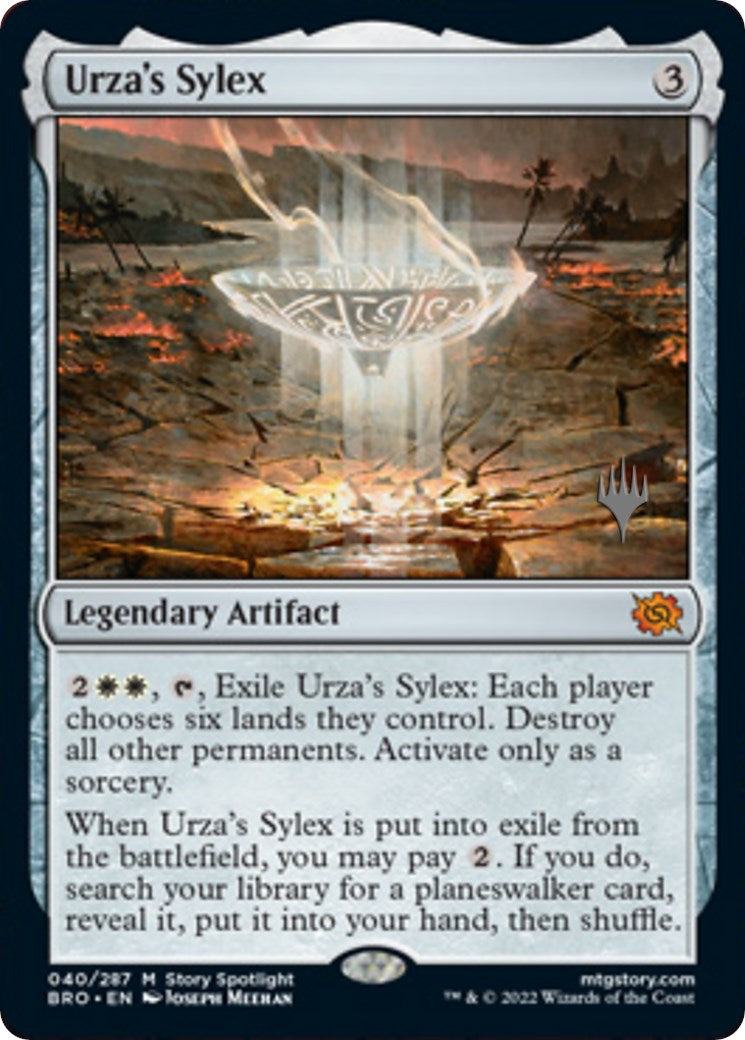 Urza's Sylex (Promo Pack) [The Brothers' War Promos] [Foil]