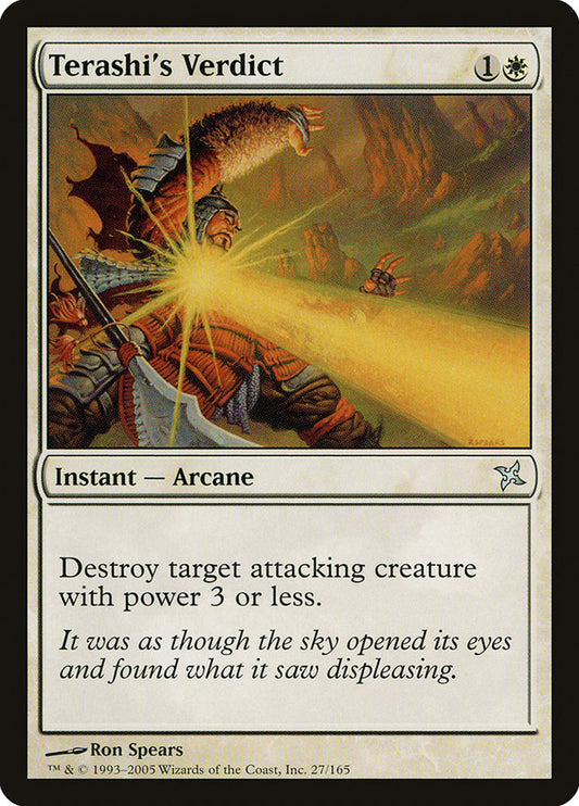Terashi's Verdict [Betrayers of Kamigawa] [Foil]