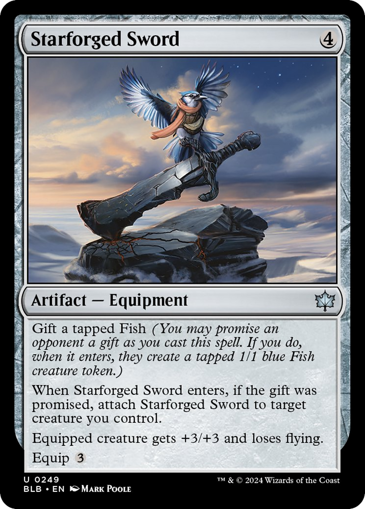 Starforged Sword [Bloomburrow] [Foil]