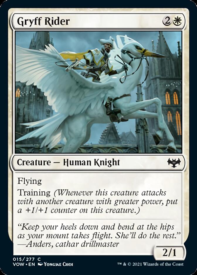 Gryff Rider [Innistrad: Crimson Vow] [Foil]