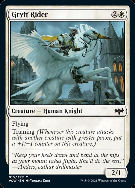 Gryff Rider [Innistrad: Crimson Vow] [Foil]