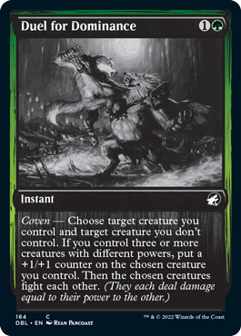 Duel for Dominance [Innistrad: Double Feature] [Foil]