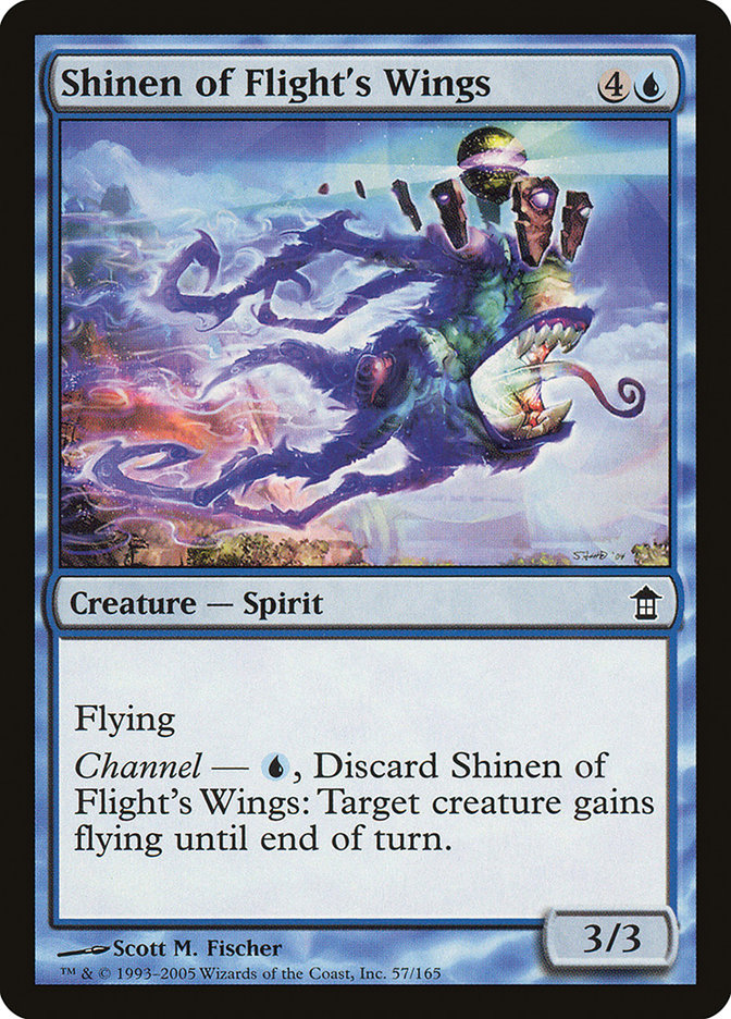Shinen of Flight's Wings [Saviors of Kamigawa] [Foil]