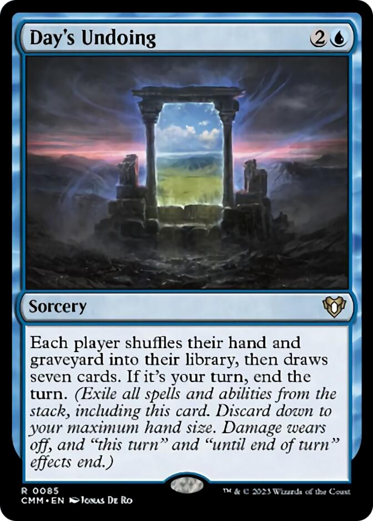 Day's Undoing [Commander Masters] [Foil]