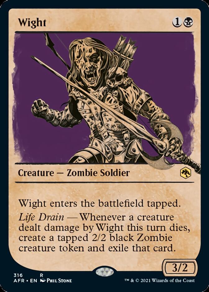 Wight (Showcase) [Dungeons & Dragons: Adventures in the Forgotten Realms] [Foil]